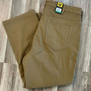 CAT Lined 38x30 Brown Work Pants
